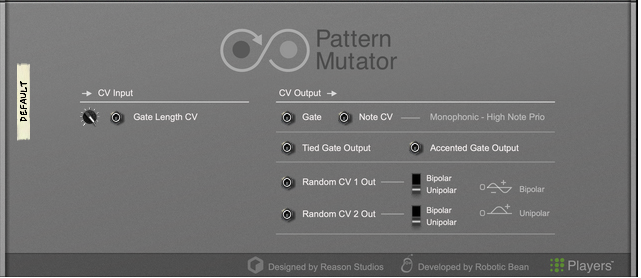 Pattern Mutator Player | Reason Studios