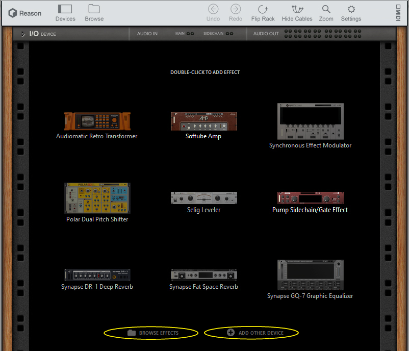 Using Reason Rack Plugin as an Effect | Reason Studios