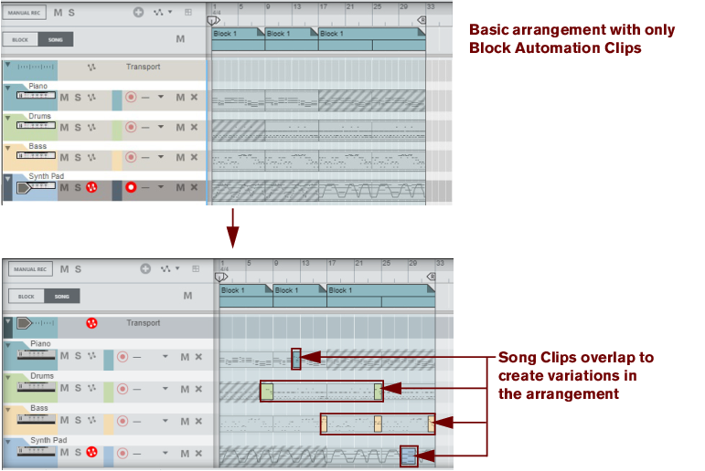 Working with Blocks in the Sequencer | Reason Studios